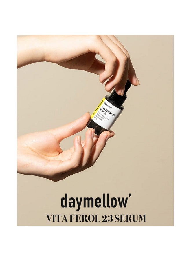 DAYMELLOW Vita Ferol 23 Serum Face Moisturizerfacial Serum Vita Serumbrightening & Hydrating Facial Serum For Dark Spots Fine Lines Uneven Skin Tone 0.67Fl.Oz/20Mlkorean Skincare - Image 3