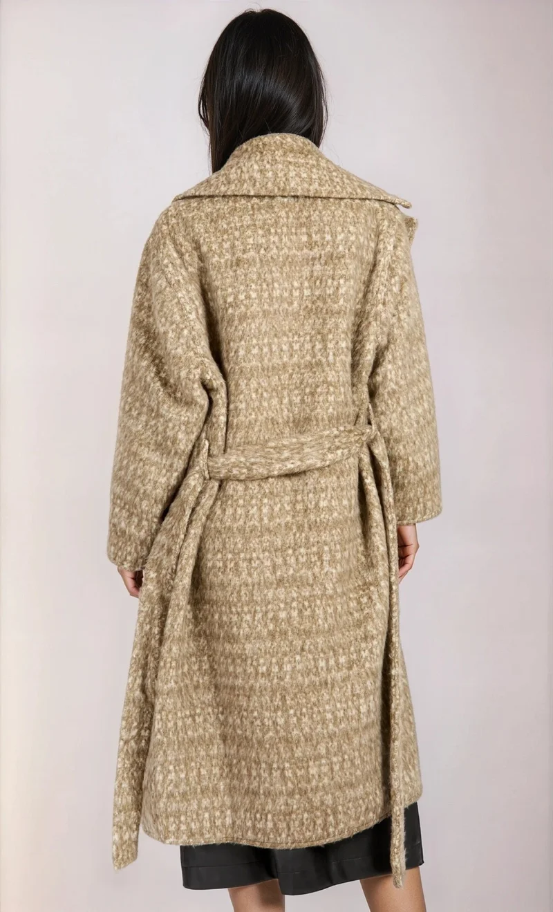 ليتل مسترس معطف صوف شوفان