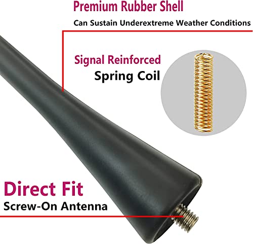 MINILAOMA 7 Inch Rubber Antenna for Honda CRV 20072016 Civic 20022006 2012 S2000 20002009 Crosstour 20102012 Radio Antenna Replacement - Image 3