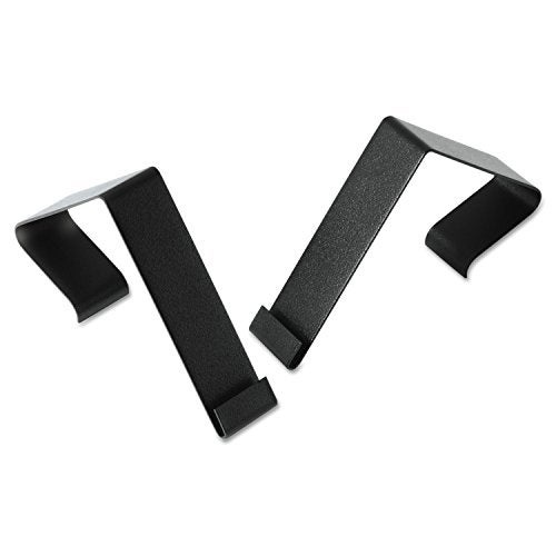 Quartet Cubicle Partition Hangers, Fits 1.5" – 2.5" Cube Walls, Matrix, Black (MCH10) - Image 1