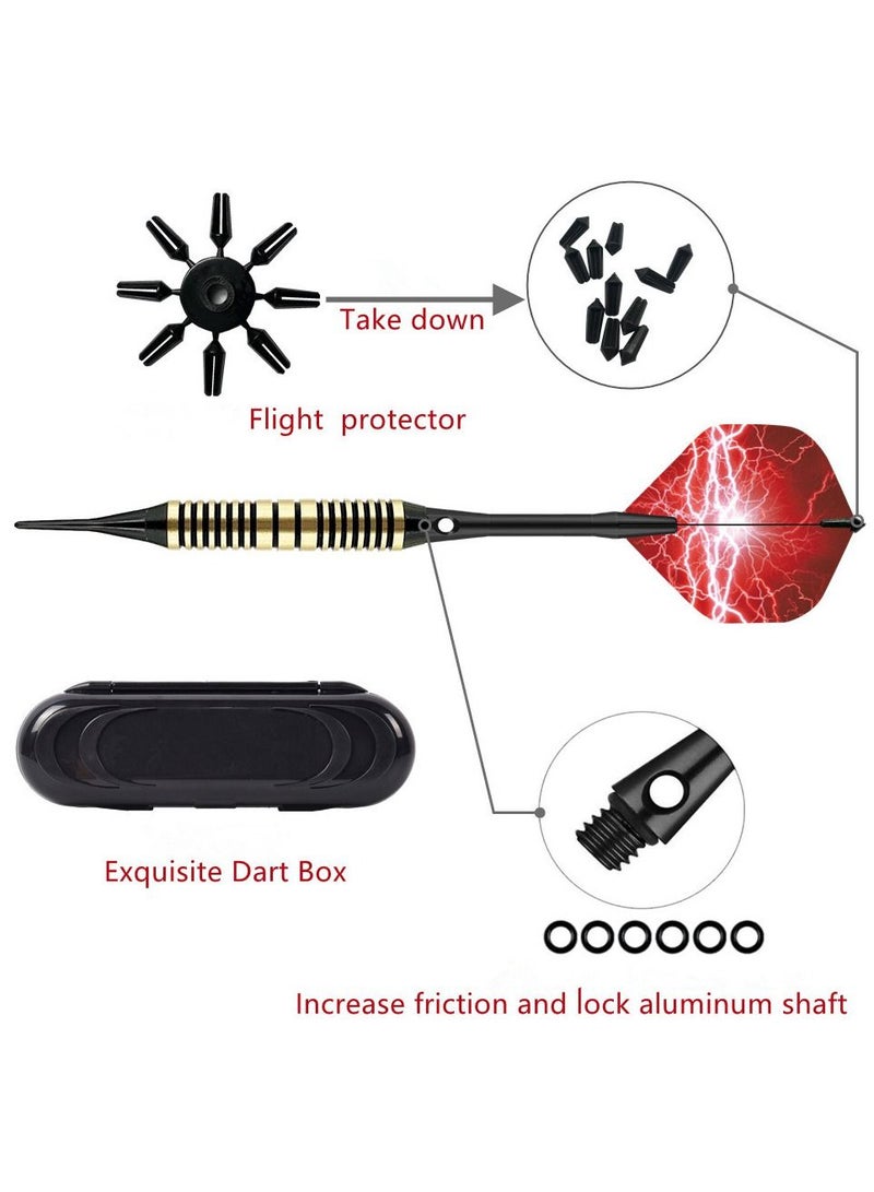 NIBEMINENT 3 قطع/مجموعة من رؤوس السهام البلاستيكية المصنوعة من سبائك الألومنيوم الاحترافية بوزن 20 جرامًا مع صندوق 14.5*4.8*2 سم - Image 3
