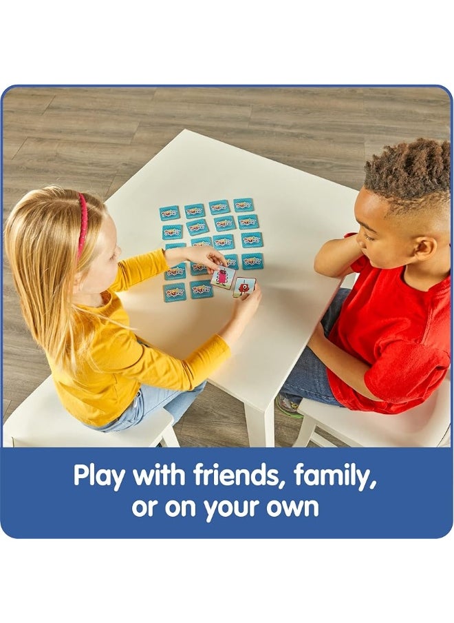 hand2mind - hand2mind Numberblocks Memory Match Game, Memory Card Game, Matching Games for Toddlers, Tile Game, Preschool Math Games for Kids Ages 3-5, Number Toys, Counting Toys, Toddler Learning Activities - Image 1