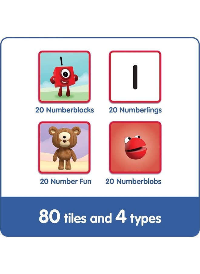 hand2mind - hand2mind Numberblocks Memory Match Game, Memory Card Game, Matching Games for Toddlers, Tile Game, Preschool Math Games for Kids Ages 3-5, Number Toys, Counting Toys, Toddler Learning Activities - Image 1