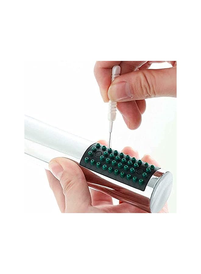 promass 20pcs Handheld Shower Head ​Cleaning Brush ,Multifunctional Gap Hole Anti-Clogging Nylon Pore Gap Cleaning Brush for Shower Nozzle Cleaning Brush Bathroom Tools Household Accessories - Image 1