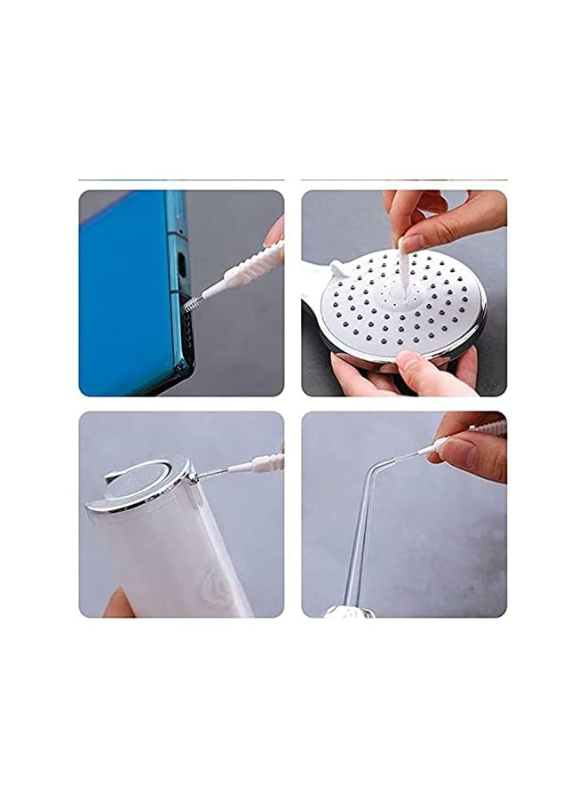promass 20pcs Handheld Shower Head ​Cleaning Brush ,Multifunctional Gap Hole Anti-Clogging Nylon Pore Gap Cleaning Brush for Shower Nozzle Cleaning Brush Bathroom Tools Household Accessories - Image 2
