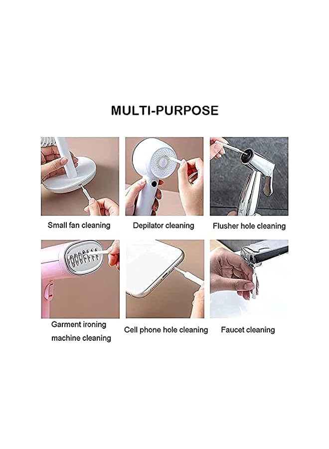 promass 20pcs Handheld Shower Head ​Cleaning Brush ,Multifunctional Gap Hole Anti-Clogging Nylon Pore Gap Cleaning Brush for Shower Nozzle Cleaning Brush Bathroom Tools Household Accessories - Image 5