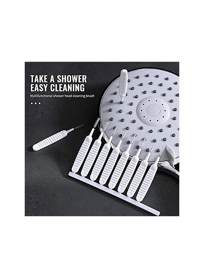 promass 20pcs Handheld Shower Head ​Cleaning Brush ,Multifunctional Gap Hole Anti-Clogging Nylon Pore Gap Cleaning Brush for Shower Nozzle Cleaning Brush Bathroom Tools Household Accessories - Image 4