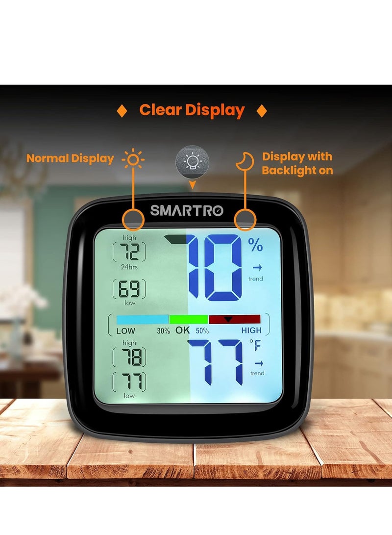 SMARTRO SC42 Professional Digital Hygrometer Indoor Thermometer Room Humidity Gauge & Pro Accuracy Calibration - Image 5