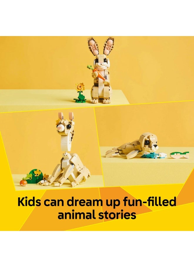LEGO Creator 3in1 Cute Bunny Toy Animal Playset 31162 (326) Pieces  - Image 4