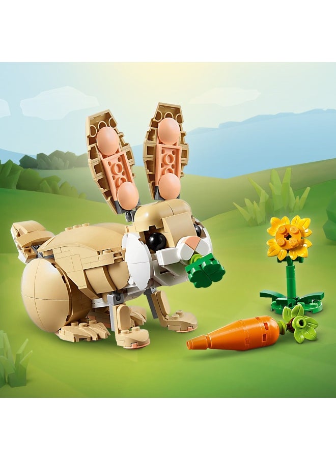 LEGO - Creator 3in1 Cute Bunny Toy - Transforms into a Llama Figure or Seal - Animals Building Set for Kids, 8+ Year Old Girls & Boys - Creative Birthday Gift Idea - 31162 (326 pieces) - Image 1