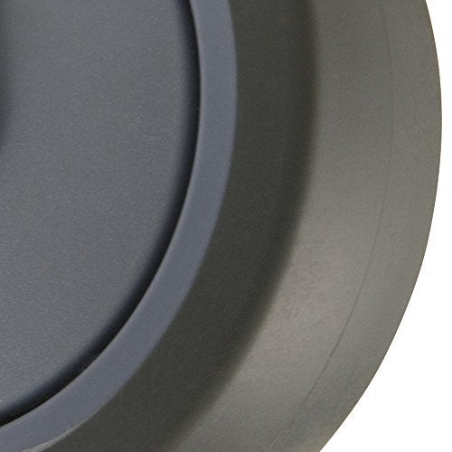 SoftTouch TPR Rubber Caster Wheel with Swiveling Top Plate - 4-Inch - 250 lb. Load Capacity - Non-Marking for Use in Hospitals, Food Service, & Other Institutional Applications - Image 5