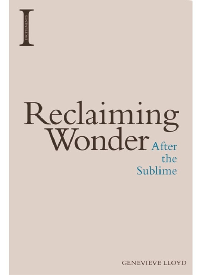 Reclaiming Wonder After the Sublime - Paperback