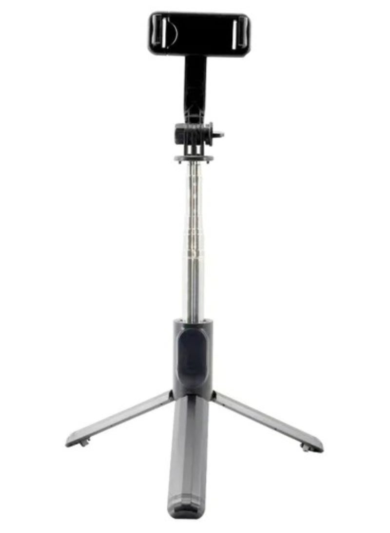 ELTRAZONE Q07 Bluetooth Selfie Stick Multifunctional Live Broadcast Tripod Without Light(Black) - Image 1