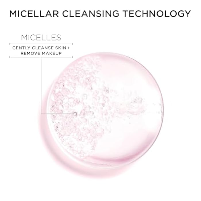 Micellar Water, Hydrating Facial Cleanser & Makeup Remover, Suitable for Sensitive Skin, Vegan, Cruelty Free, (125mL), 1 Count - Image 2