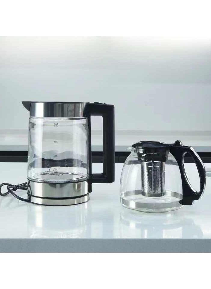Disine Regina - DISINE REGINA Household Appliances Kitchen Letter kettle high borosilicate glass electric kettle can quickly boil water. - Image 1