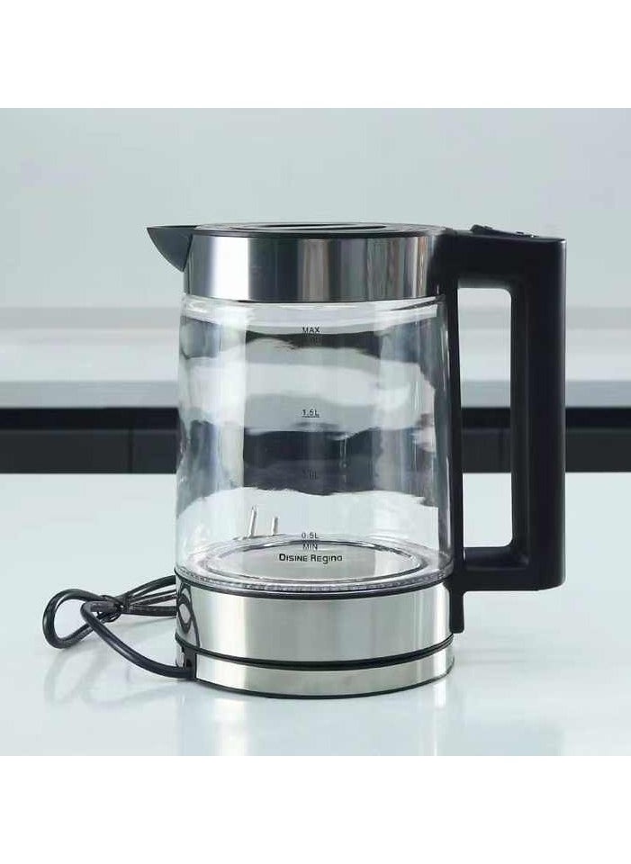 Disine Regina - DISINE REGINA Household Appliances Kitchen Letter kettle high borosilicate glass electric kettle can quickly boil water. - Image 1