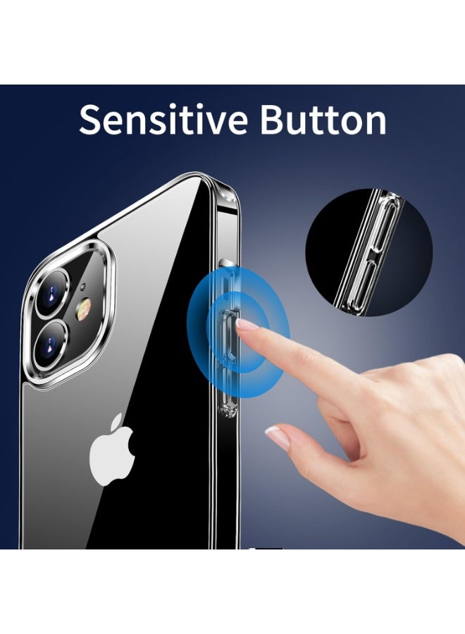 PRIMEEIGHT Transparent Crystal Clear iPhone 11 Case 6.1 inch Shockproof Curved Edges apple case HD Clear Anti Scratch protective case - Image 4
