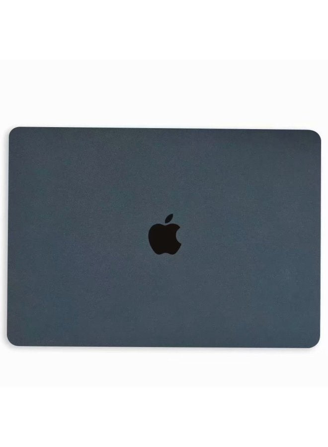 For Apple Notebook Protective Case Macbookair13 Notebook Case 16 Pro13 Inch Army Green Quicksand-Color:Quicksand Deep Sea Green Spot-Applicable Model:(hollow) 2022-2024air13 (a2681/a3113)  - Image 1
