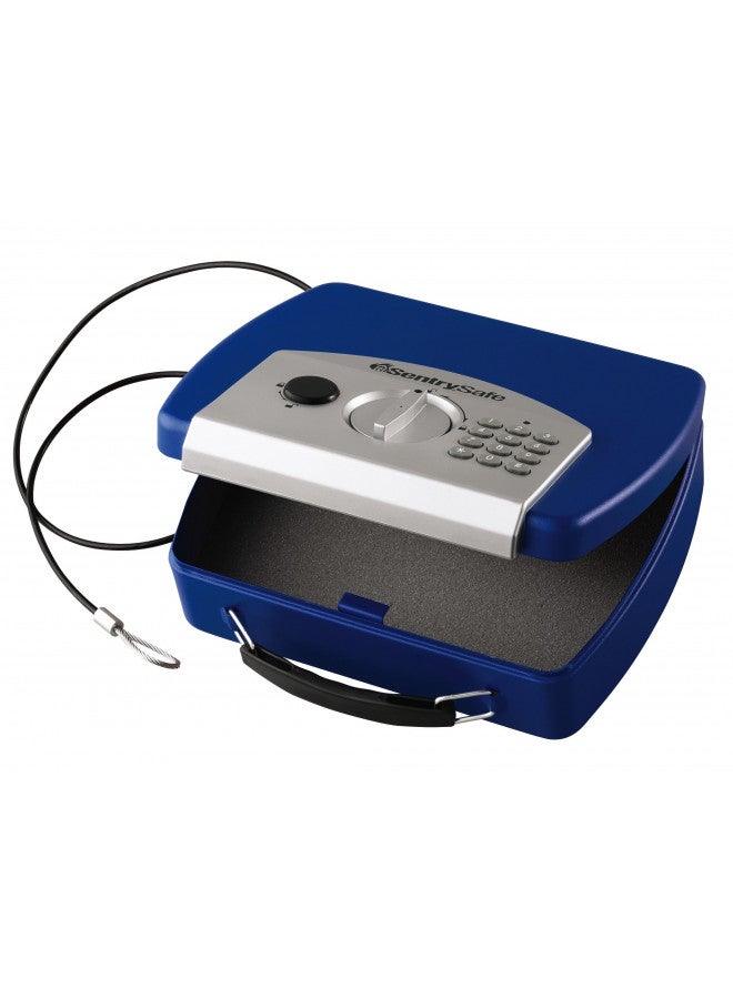 SentrySafe Sentry Safe Small Safe with Digital Keypad, Lock Box for Dorm or Travel, Ex: 2.9 in x 10.0in x 7.9 in - Image 2