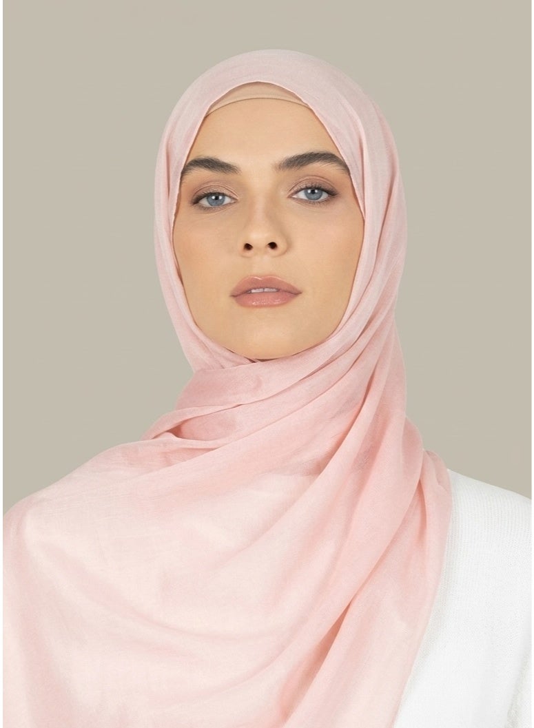 طقم فاخر يضم 3 أوشحة حجاب نسائية من قماش المودال | وشاح رأس سادة، ناعم، خفيف الوزن، جيد التهوية ومحتشم - Image 2