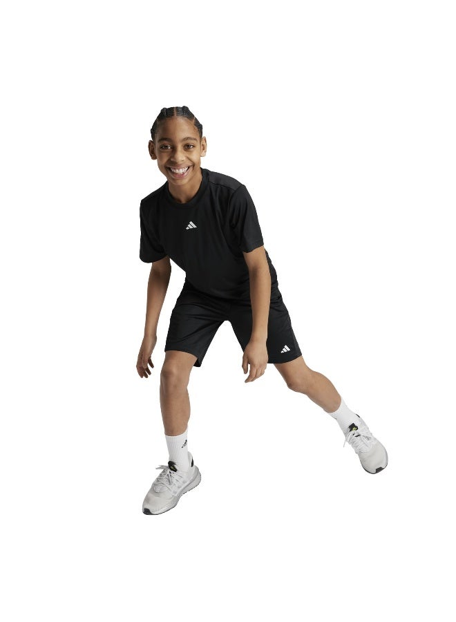 Adidas J Tr-Es T Black Training T-Shirts For Junior 5-6Y - Image 2