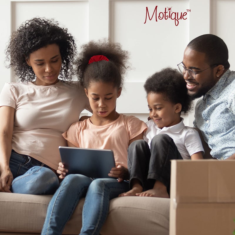 موتيك أكسيسوريز طقم ربطات شعر مطاطية بلون سادة من قطعتين - Image 5