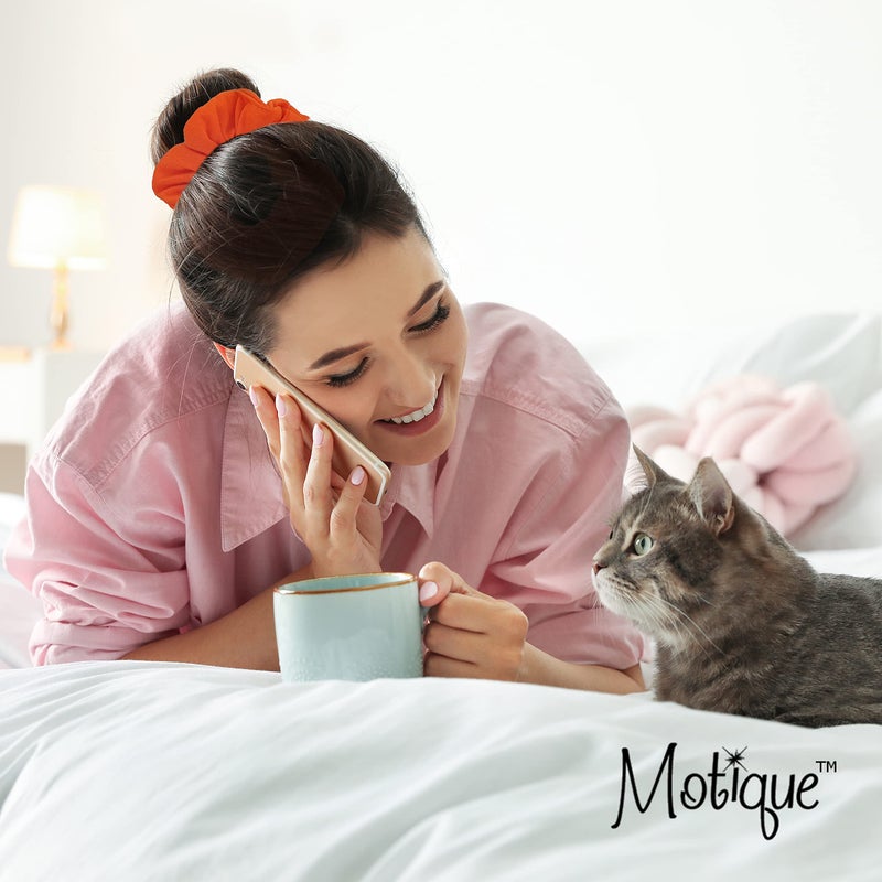 موتيك أكسيسوريز طقم ربطات شعر مطاطية بلون سادة من قطعتين - Image 2