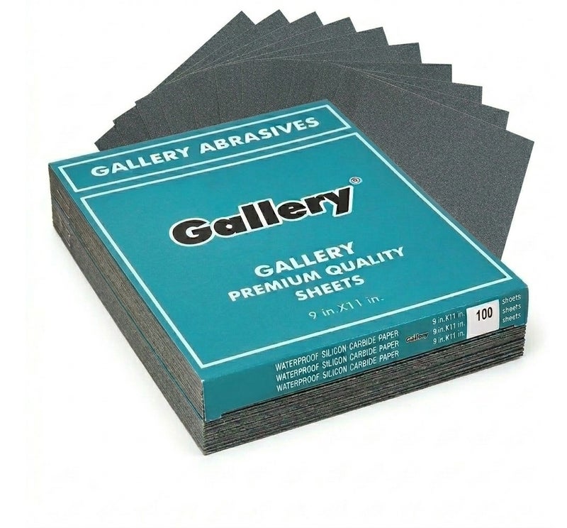 Sand Paper Abrasives Paper 400-Grit (100 Sheets)