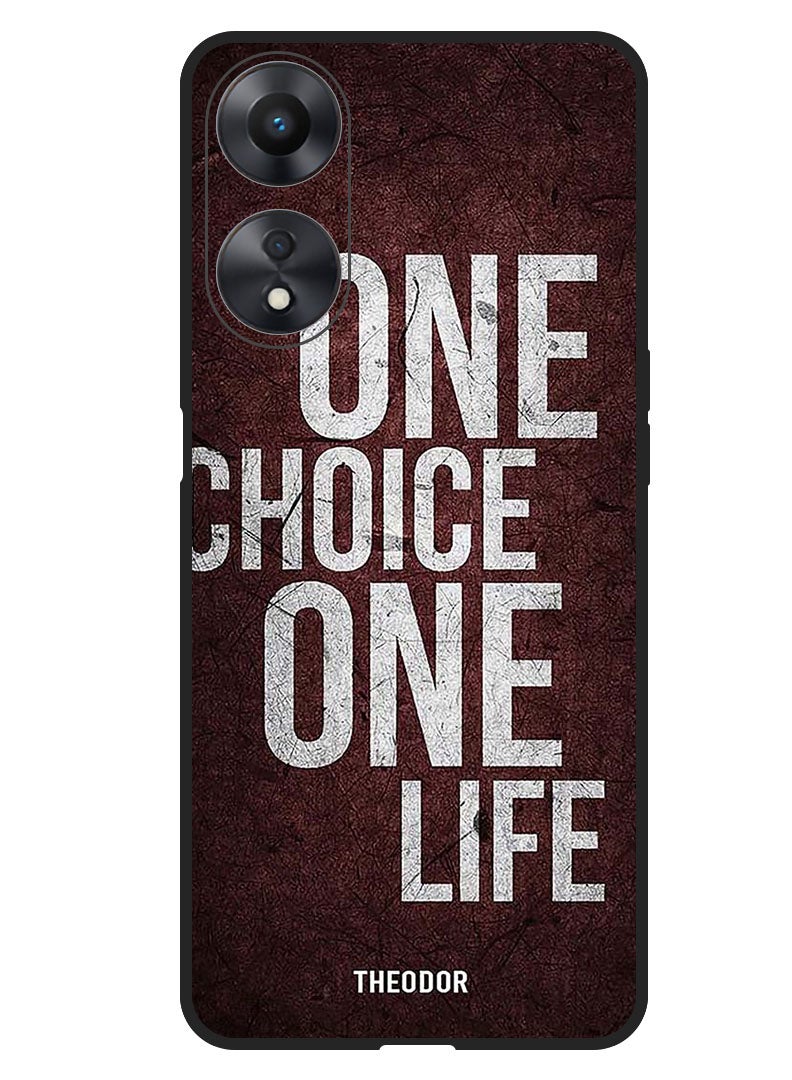 Theodor Protective Case Anti Scratch Shock Proof Bumper Cover For Oppo A98 One Choice One Life - Image 1