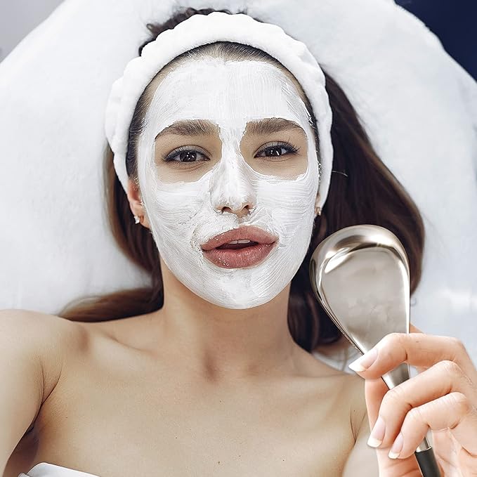 VXDAS Ice Globes for Face and Eyes Stainless Steel Cryo Sticks Roller Gua Sha Scarping Tool for Spa Beauty Massage Facial Skin Care Kits with Storage Case for Puffiness Reducing Jawline Sculpting - Image 2