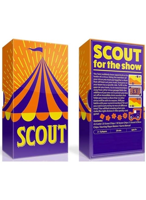 Scout Card Game - Easy-to-Learn Japanese Strategy Card Game | Spiel des Jahres Nominee | Great for Secret Santa & Stocking Stuffers