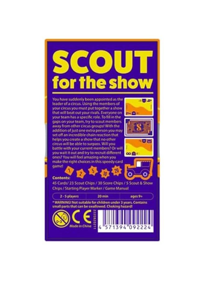 Scout Card Game - Easy-to-Learn Japanese Strategy Card Game | Spiel des Jahres Nominee | Great for Secret Santa & Stocking Stuffers