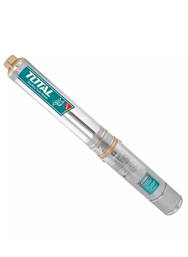 TOTAL Total 4" Deep Well Pump 750W 1HP + Control Box – Stainless Steel, 6000L/h Flow, 64m Max Height, 8m Suction Lift, 20m Cable – Ideal for Deep Well Water Extraction, Irrigation & Industrial Use - Image 3
