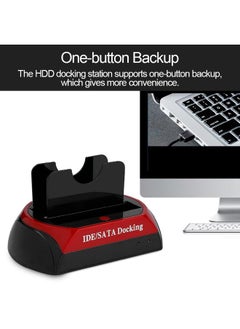 Thoraya 4TB HDD 2.5in/3.5in IDE SATA Docking Station Fast Data Transmission Hard Disk Clone -  - Image 5