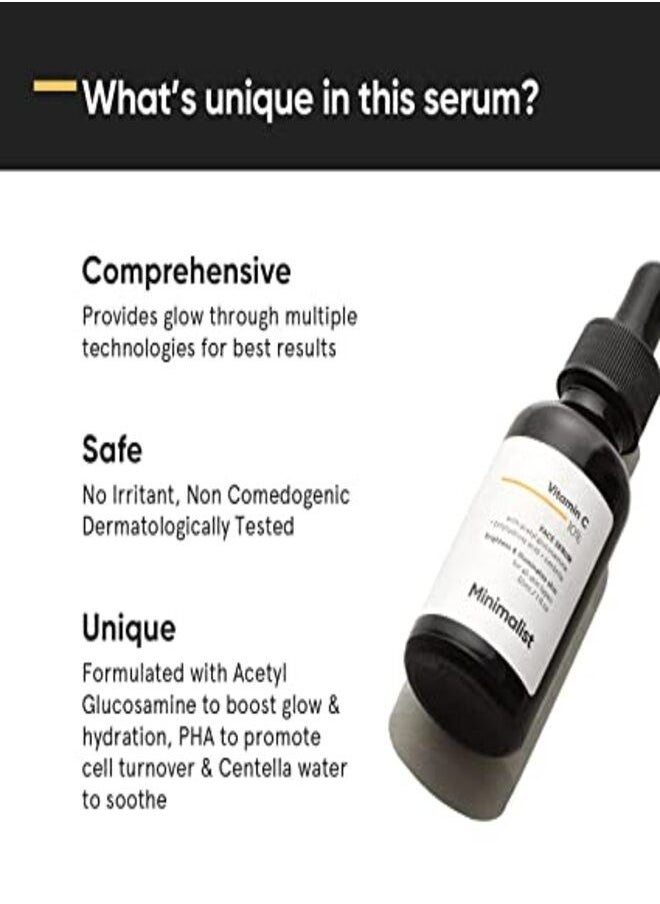 MINIMALIST - Minimalist 2% Alpha Arbutin Serum for Pigmentation & Dark Spots Removal | Anti-pigmentation Face Serum For Men & Women with Hyaluronic Acid to Remove Blemishes, Acne Marks & Tanning - Image 1