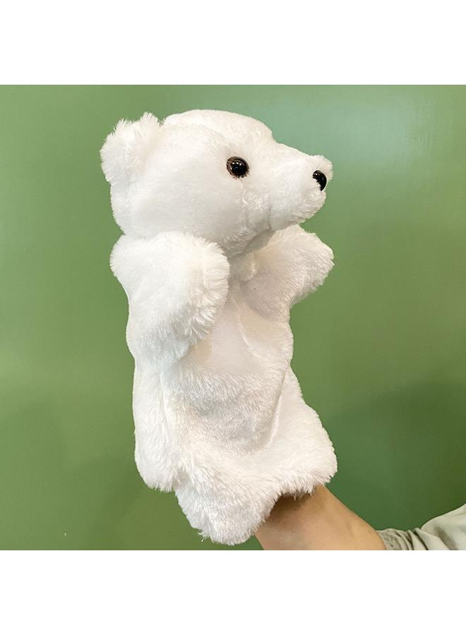 Bluejw Yiwu Factory Mixed Batch Teddy Bear Hand Doll Plush Toy Small Animal Brown Bear Finger Doll Children's Preschool Education Comfort - Image 4