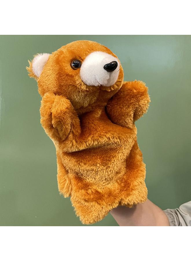 Bluejw Yiwu Factory Mixed Batch Teddy Bear Hand Doll Plush Toy Small Animal Brown Bear Finger Doll Children's Preschool Education Comfort - Image 3