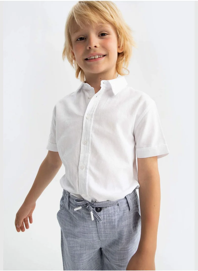 ديفاكتو Regular Fit Short Sleeve Shirt