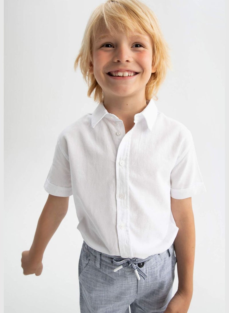 DeFacto Regular Fit Short Sleeve Shirt - Image 1