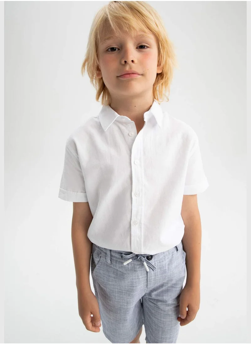 ديفاكتو Regular Fit Short Sleeve Shirt