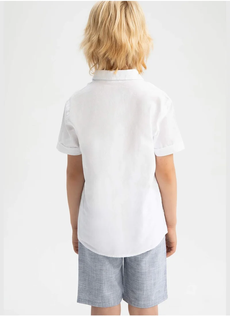 ديفاكتو Regular Fit Short Sleeve Shirt