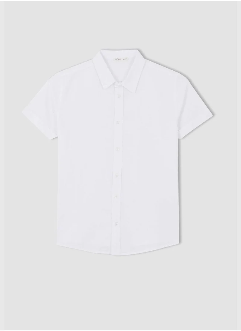 ديفاكتو Regular Fit Short Sleeve Shirt