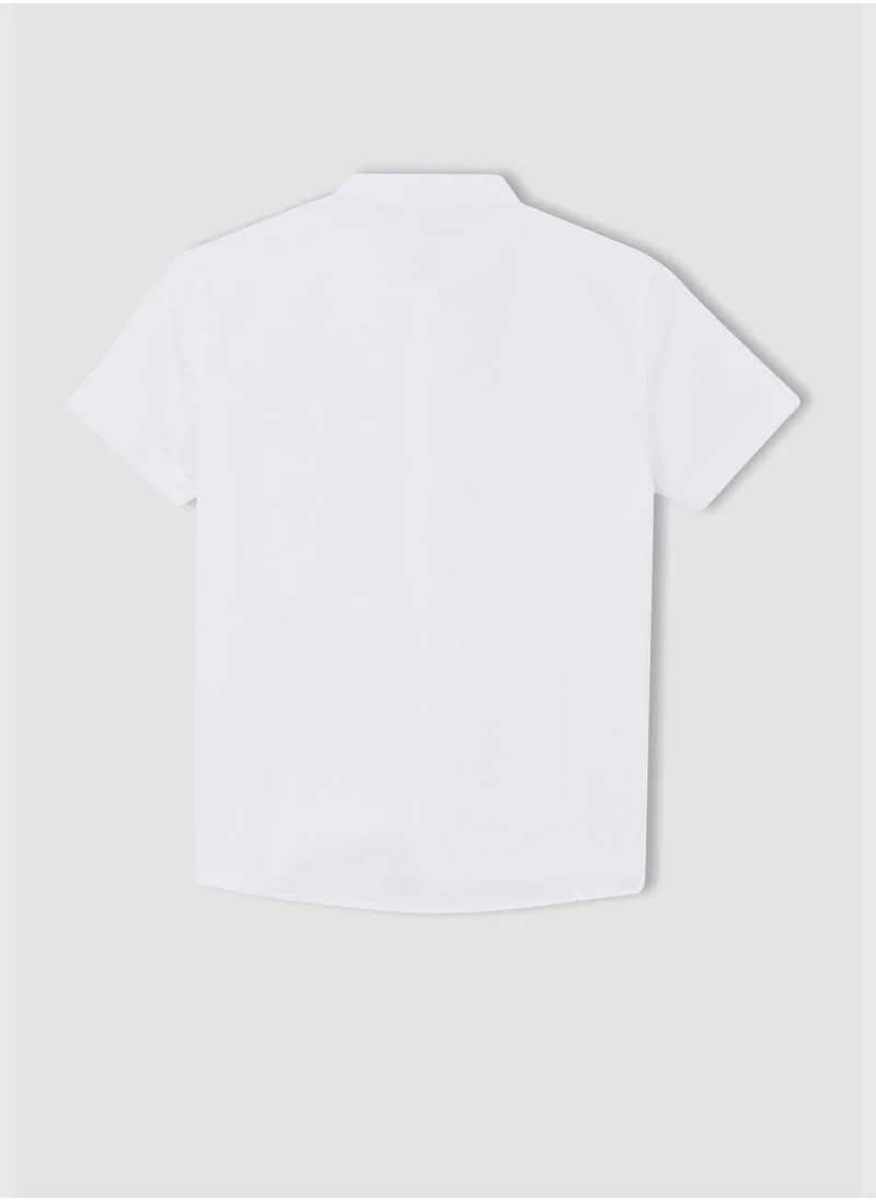 ديفاكتو Regular Fit Short Sleeve Shirt