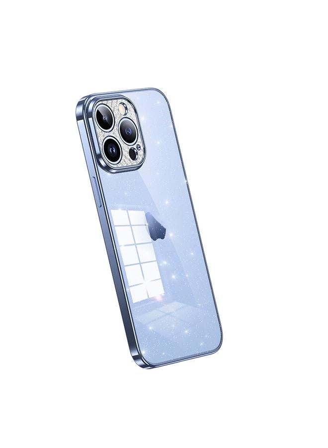 The Bros Case For iPhone 13 Pro Max Electroplated Transparent Glittery TPU Phone Case
