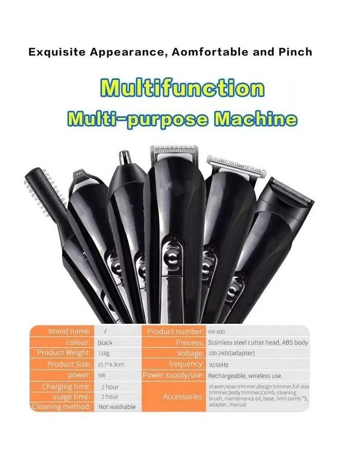 Generic 600 Multifunctional Rechargeable Electric Hair Trimmer Grooming Kit  - Image 2