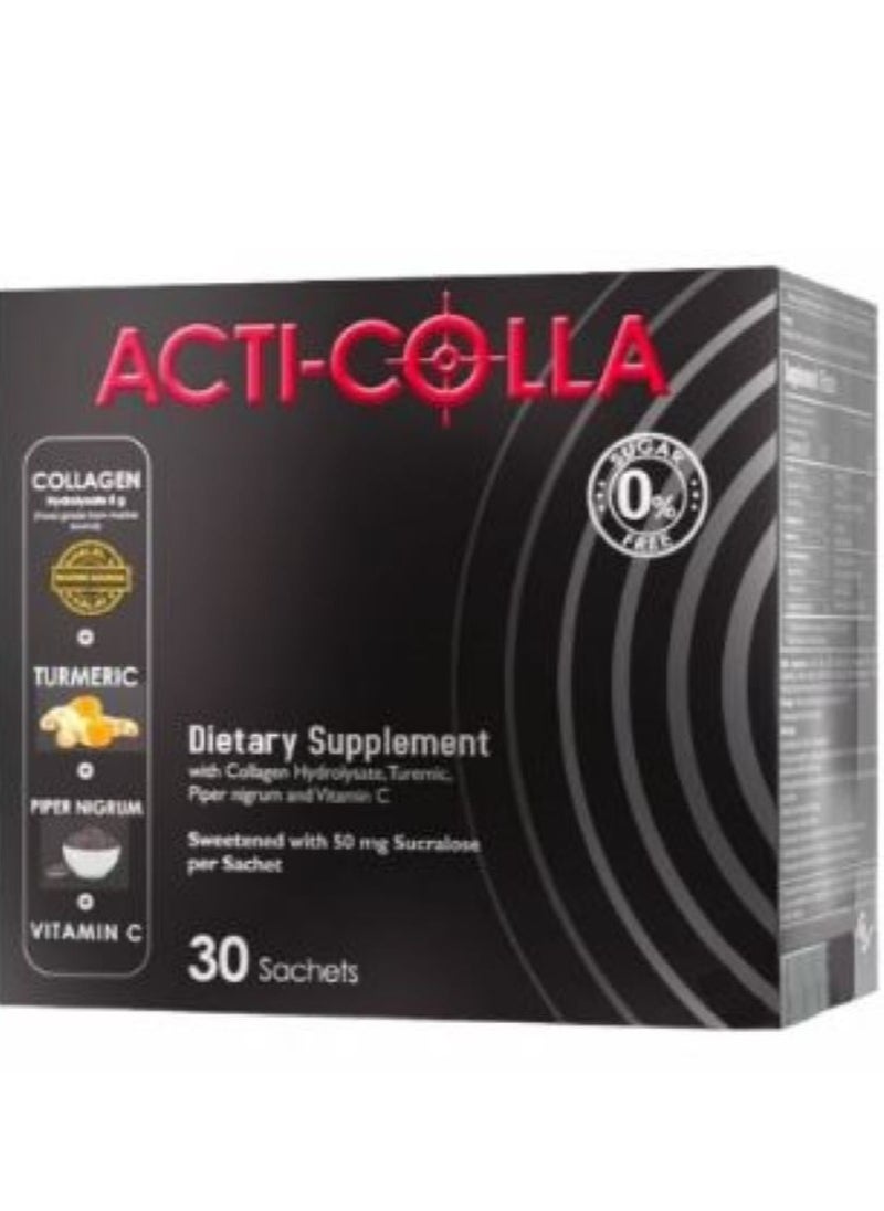 Acti-Colla Acti-Cola Nutritional Supplement with Hydrolyzed Collagen 30 sachets 