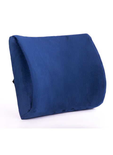 Max Comfort Lumbar Medical Foam Back Cushion Medical Backrest (Blue)