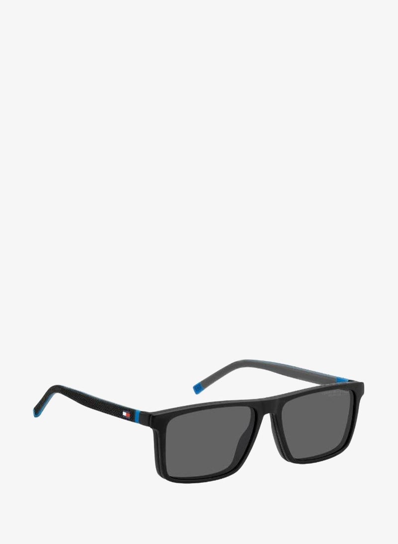 TOMMY HILFIGER Men's UV Protection Sunglasses Th 2086/Cs Matt Black 41.2 - Lens Size: 56 Mm - Image 2