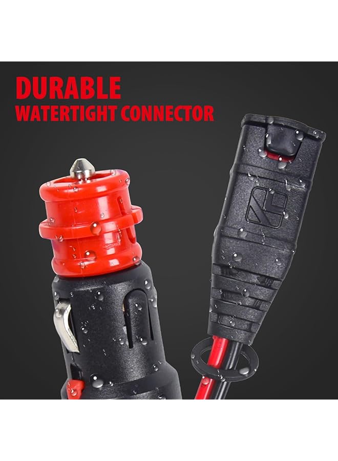 Generic Wire Harness Compatible With Noco Gc003 X-Connect Genius Smart Battery Chargers 12V Dual-Size Male Plug Accessory  - Image 5