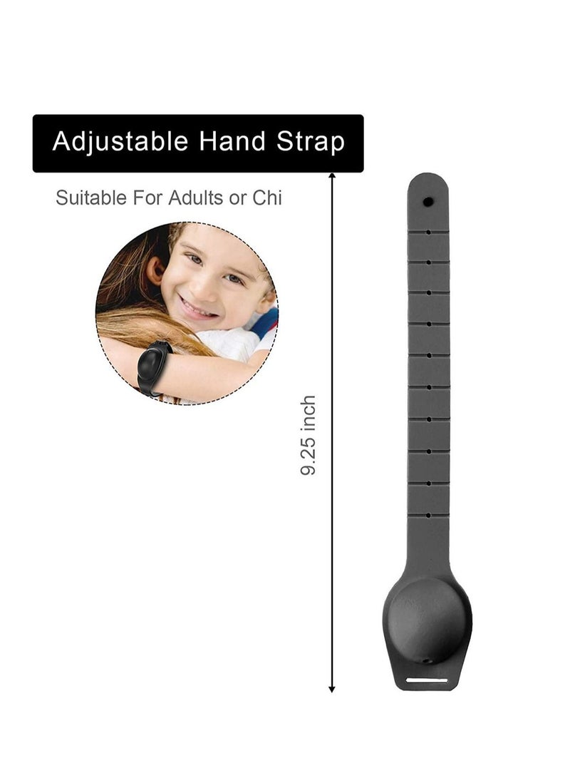 Y&D Diagtree Wristband Soap Liquid Dispenser, Portable Reusable Silicone Dispensing Bracelet Adjustable Refillable Hand Wash Gel Container Supplies for Home Outing Travel  - Image 2